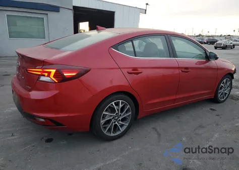 2020 Hyundai Elantra Limited from USA, damaged, VIN 5NPD84LF7LH589069